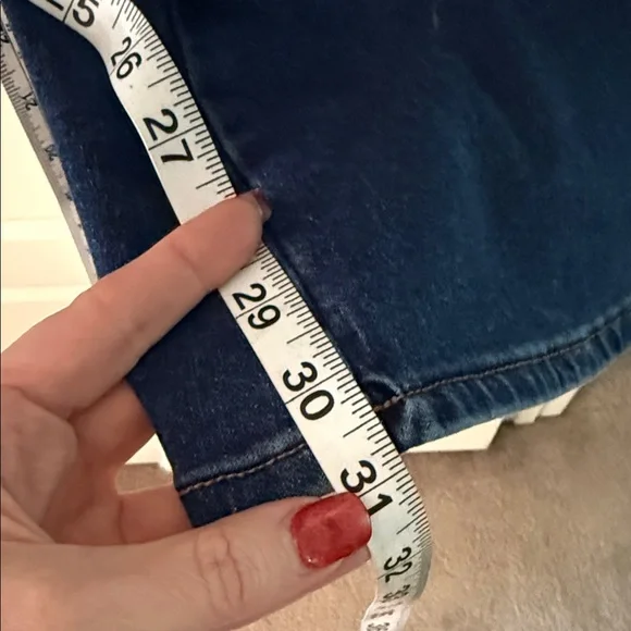 Forever 21 Dark Blue Flare Jeans - Picture 6 of 7